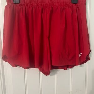 Varsity Red Athletic Shorts
